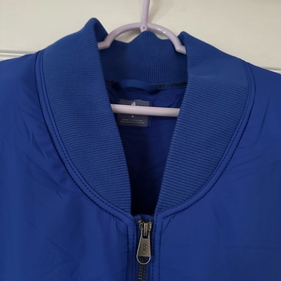 New Free People Movement Midnight Moon Solid Bomber Jacket Cobalt Blue XS/S/M - Picture 11 of 11